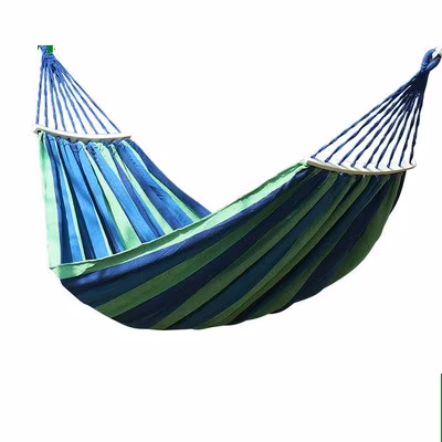 Portable Hammock with Two Balance Beam and Sturdy Metal Knot for Home, Backyard, Camping, Outdoor Wbb14589