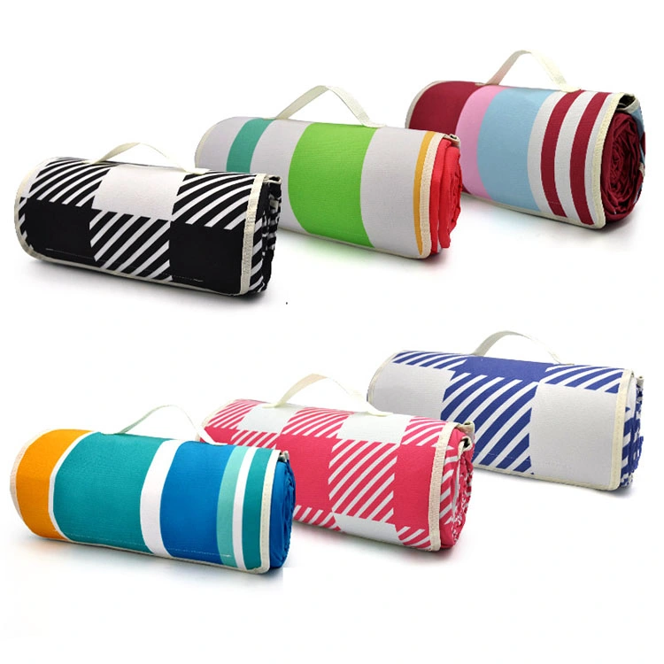 Wholesale Cheap Custom Outdoor Foldable Waterproof Picnic Blanket