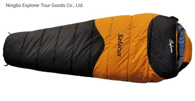 Mumienschlafsack für Camping bei kaltem Wetter
