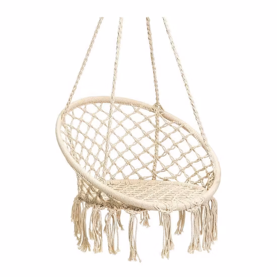 Neues Design Swing Baumwollseil Hängeschaukel Hängemattenstuhl