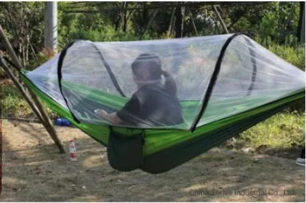 Tragbare Campingbäume-Hängematten draußen für Reisen