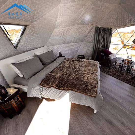 Vier-Jahreszeiten-Luxus-Glamping-Hotel-Kuppelzelt für Camping