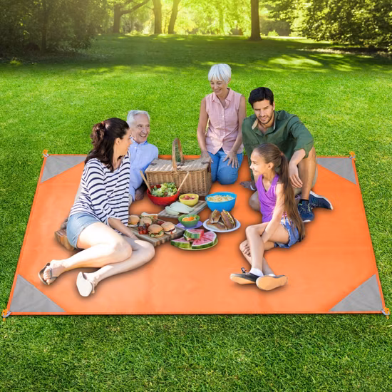 Heißer Verkauf Strand Decke Strapazierfähige Nylon Leichte Strand Picknick Decke Sanddichte Strand Decke